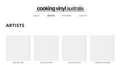 Desktop Screenshot of cookingvinylaustralia.com